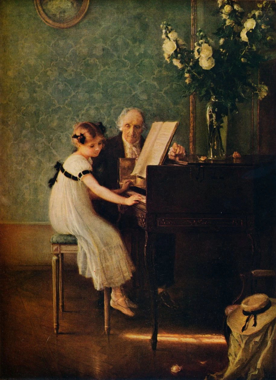 La lezione di clavicembalo - Musée d'Orsay, Parigi